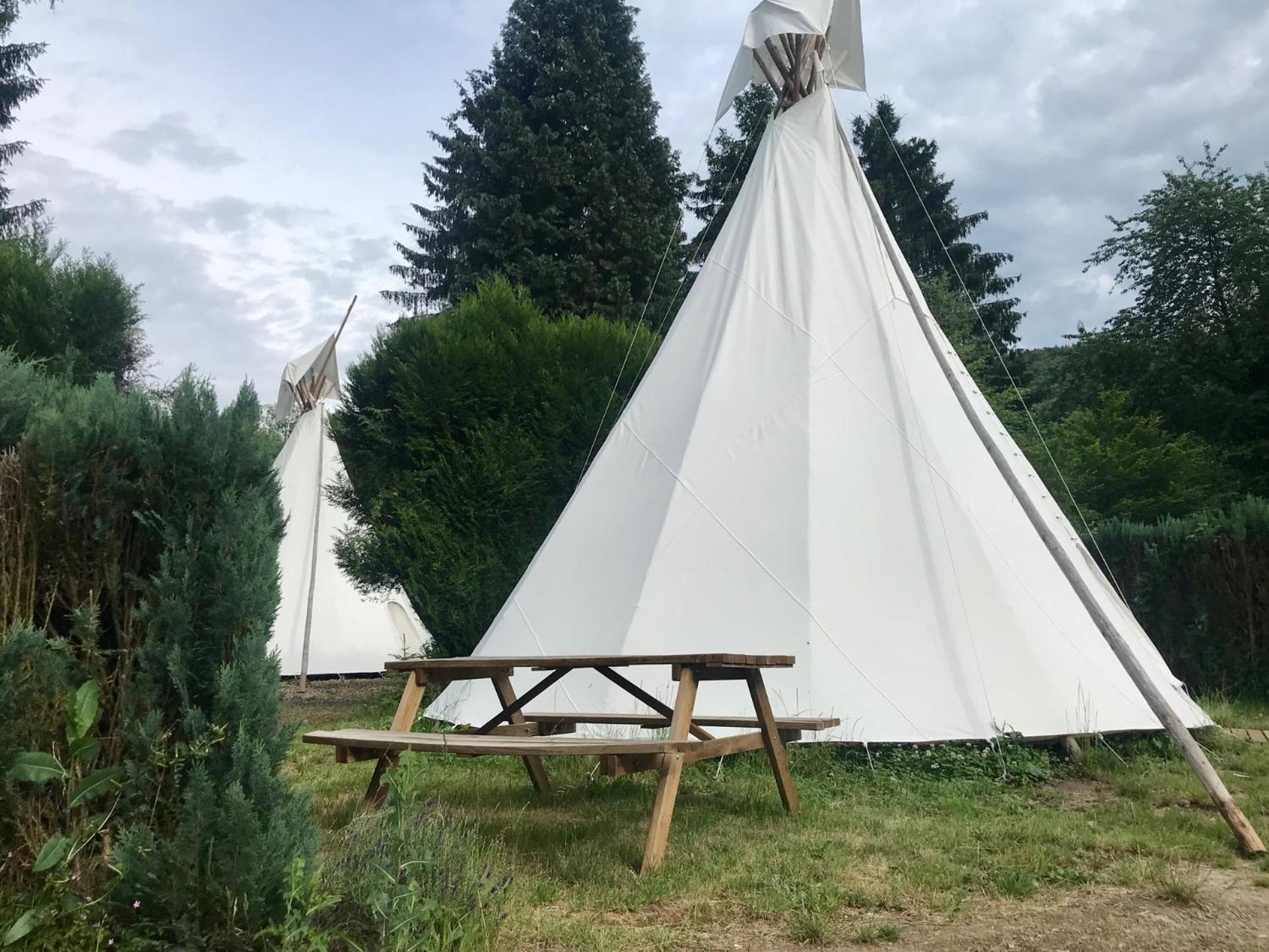 Arkeo - Luxury Tents And Cabins At The River Nonceveux 객실 사진